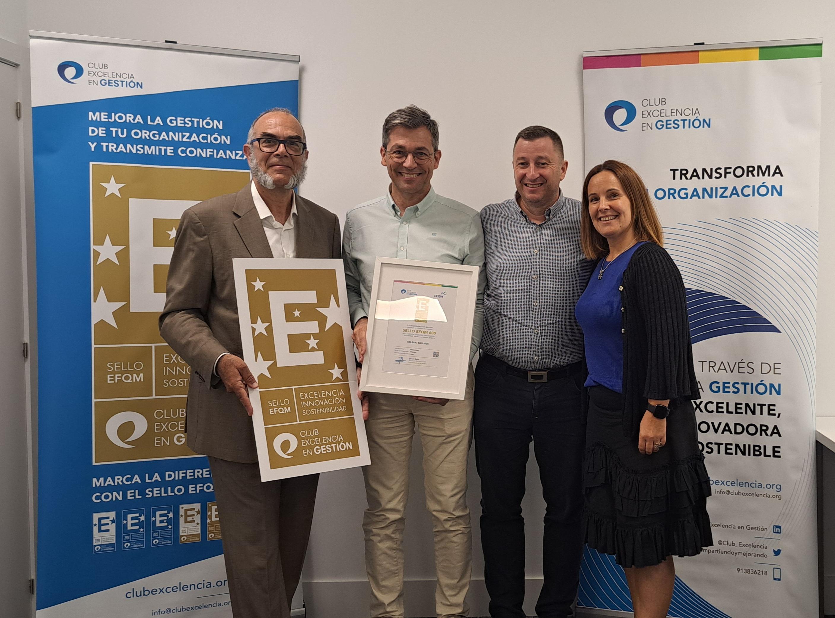 entrega Sello EFQM Colegio Salliver 2024