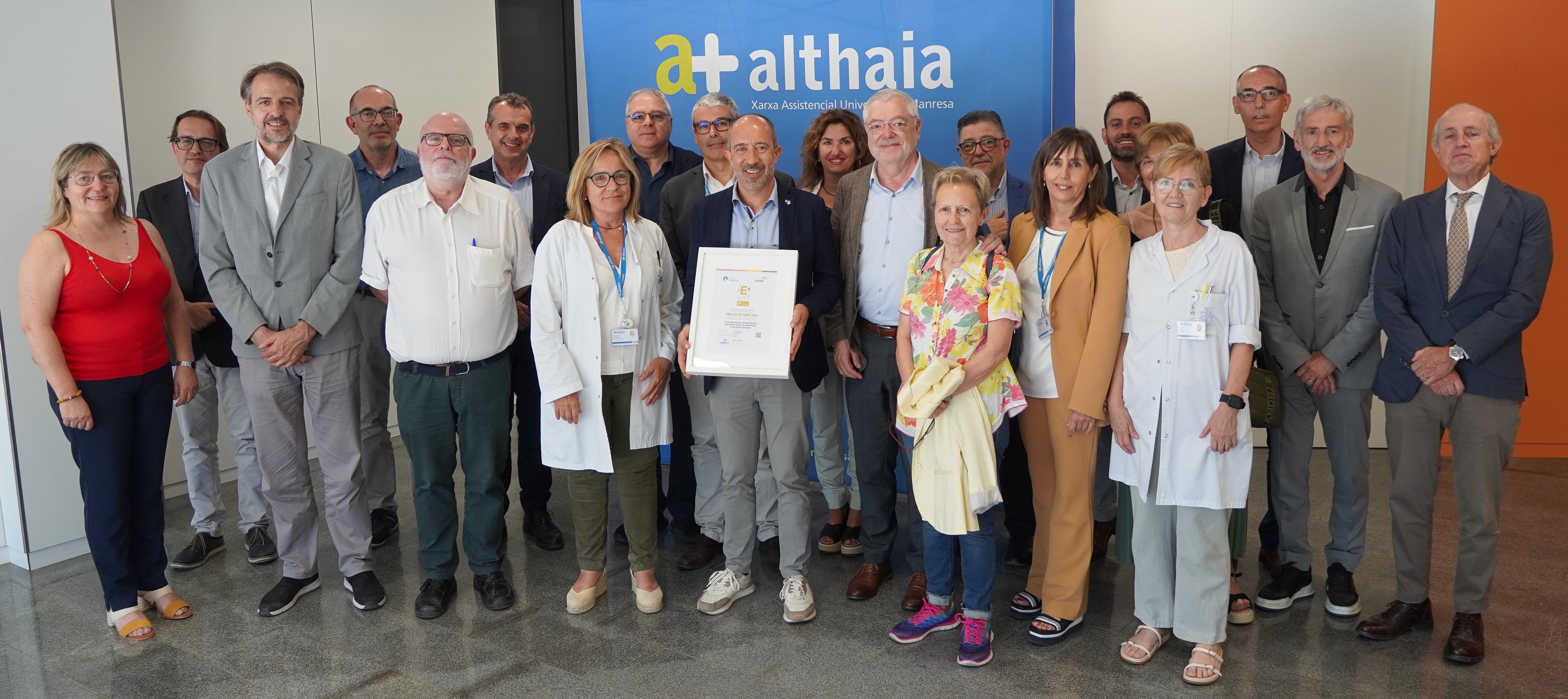 Fundación Althaia mejora su puntuación y recibe el Sello EFQM 500