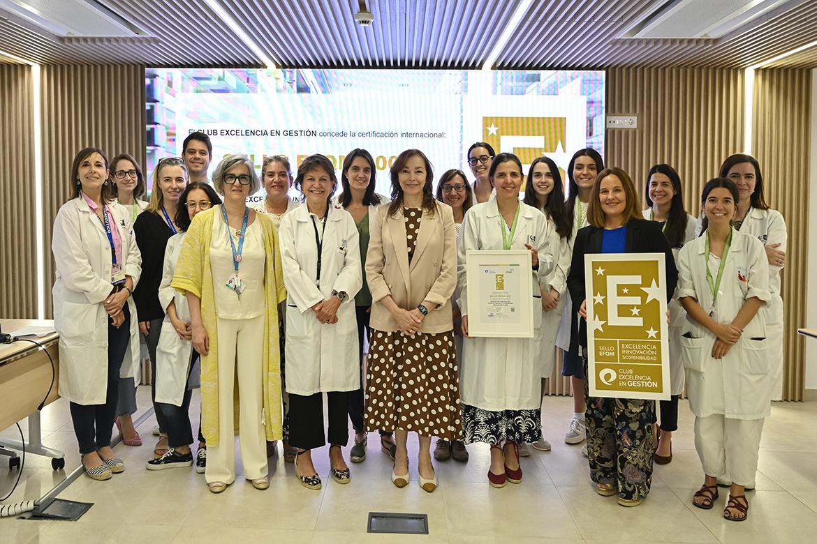El Servicio de Farmacia del Hospital Gregorio Marañón alcanza el Sello EFQM 600 