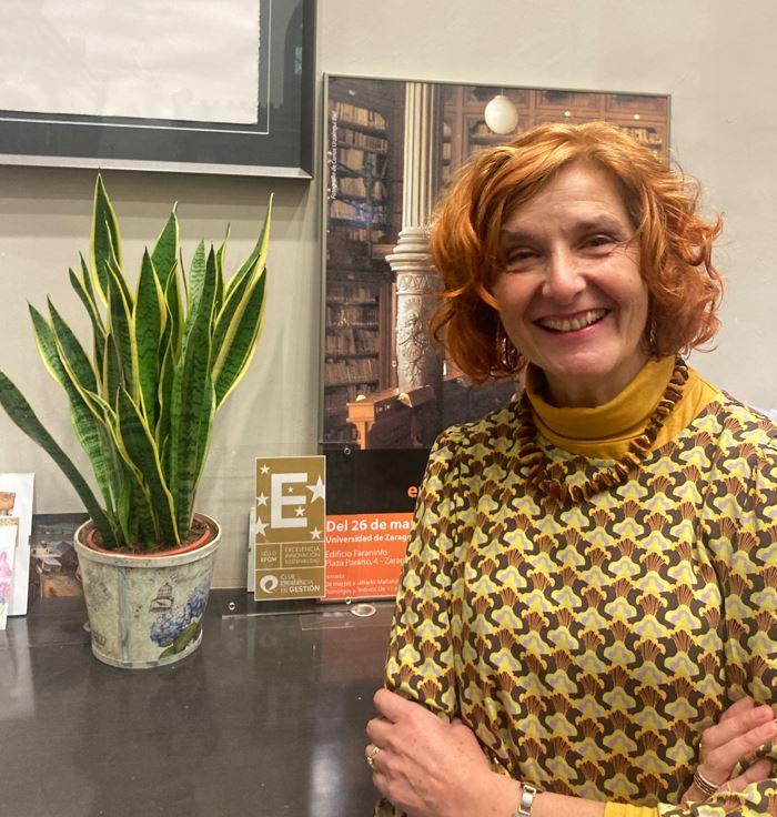 Cristina Seguí, directora de la Biblioteca de la Universidad de Zaragoza