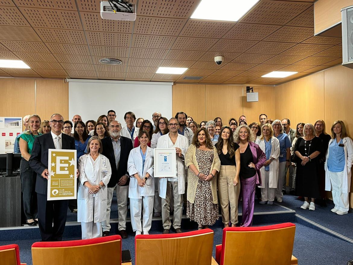 El Hospital Universitario del Henares recibe el Sello EFQM 400