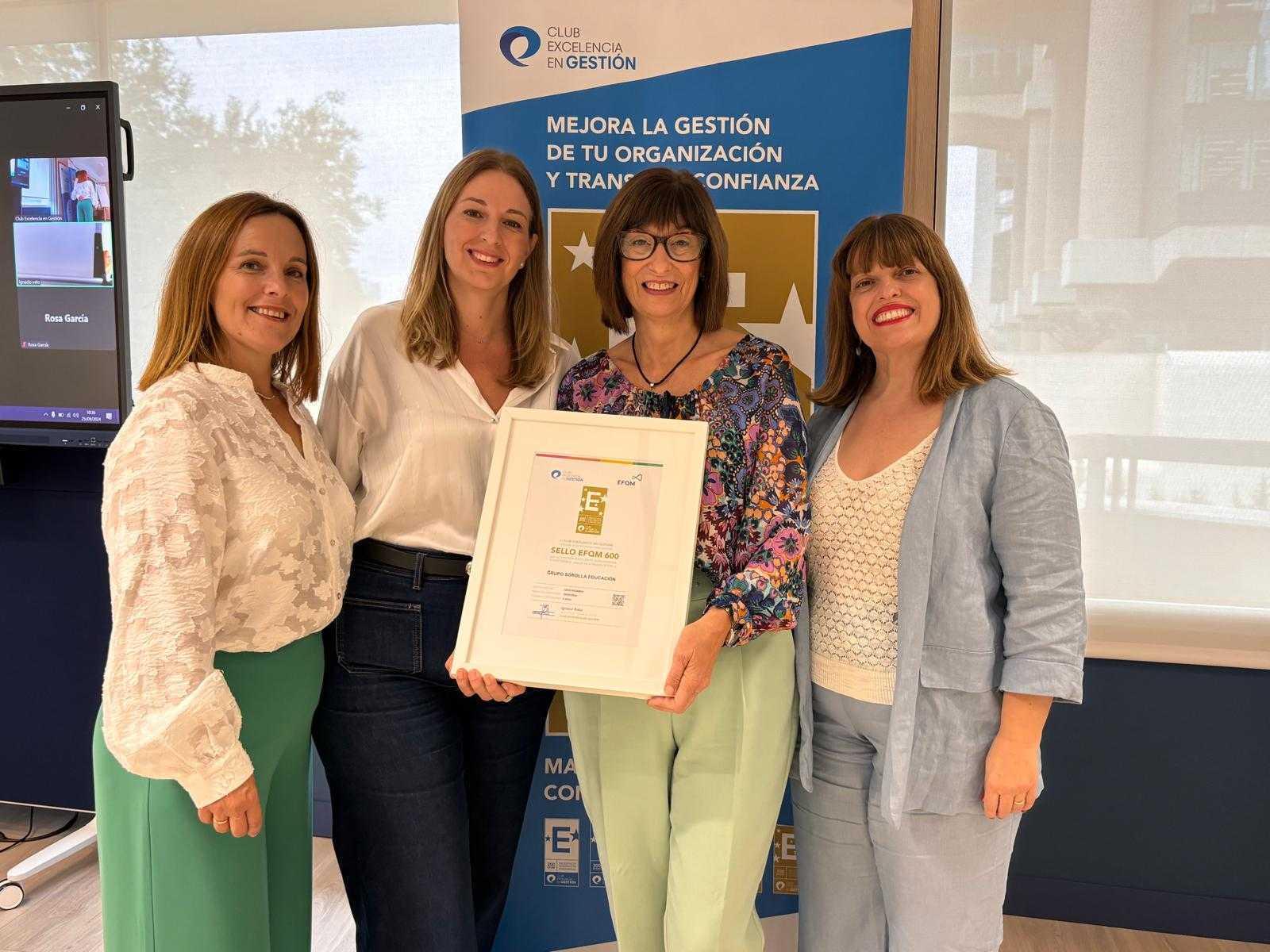 Entrega de Sello EFQM Sorolla 2024