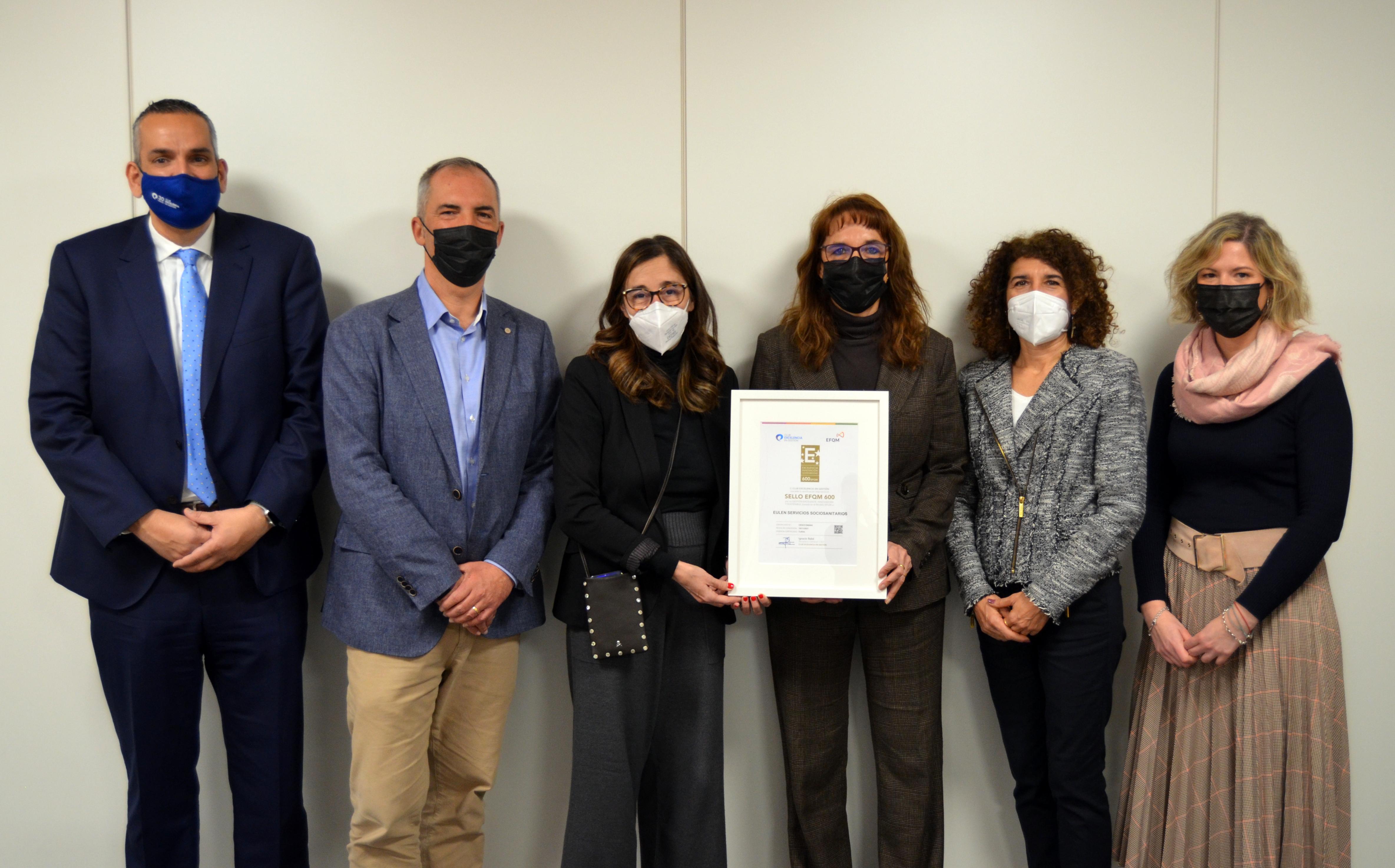 Entrega Sello EFQM EULEN Sociosanitarios - Club de Excelencia_familia