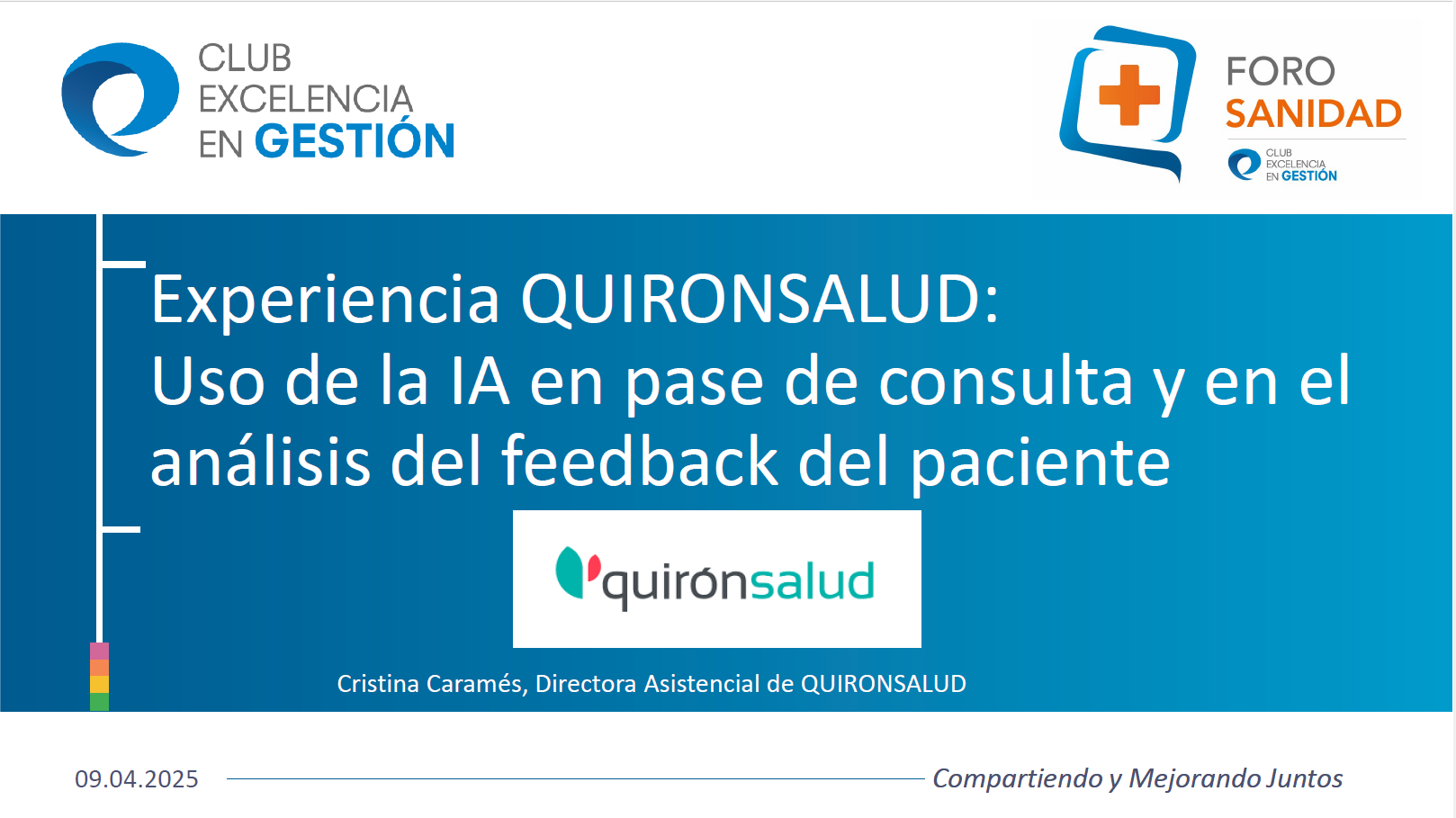 Foro Sanidad_QUIRÓNSALUD_Uso de la IA_10-4-25