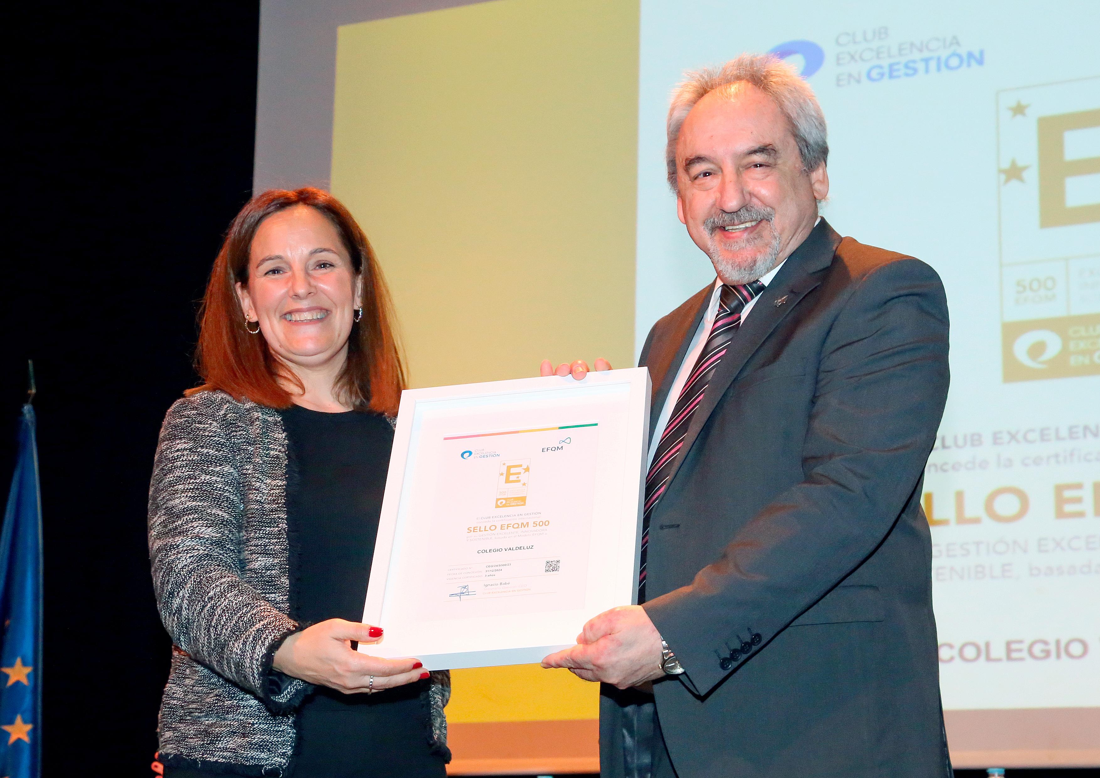 Entrega de Sello EFQM Colegio Valdeluz 2025