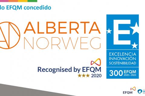 Alberta Norweg, primera organización en obtener el Sello EFQM según el Modelo EFQM 2020