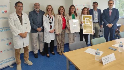 Hospital Universitario de Fuenlabrada recibe su primer Sello EFQM 500