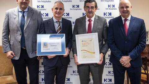 Entrega Sello EFQM 500+ a HM Hospitales