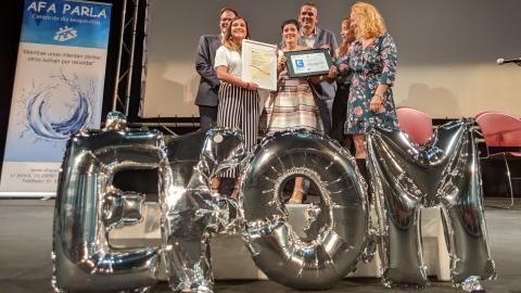 Entrega Sello EFQM 300+ a AFA Parla