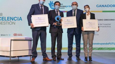 Finalistas y ganador premio BBPP 2021 sanidad