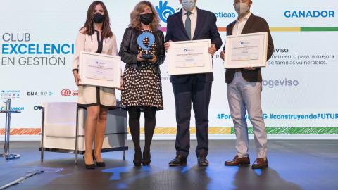 Finalistas y ganador premio BBPP 2021 gran organización