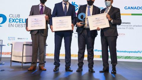 Finalistas y ganador premio BBPP 2021 pyme