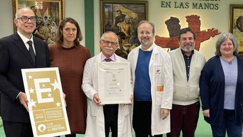 El Centro de Humanización de la Salud San Camilo renueva su Sello EFQM 500