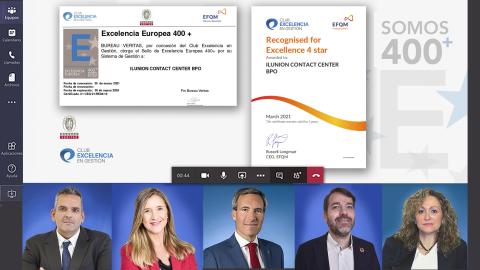 img entrega Sello EFQM Iliunion contact center