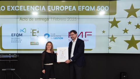 Entrega Sello EFQM IMF 2023