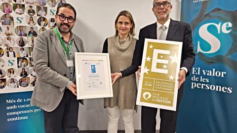 Entrega Sello EFQM Fundació Salut Empordà 2024