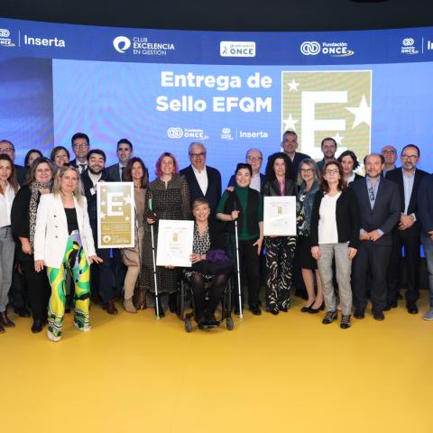 Sello EFQM 600 para Fundación ONCE e Inserta Empleo