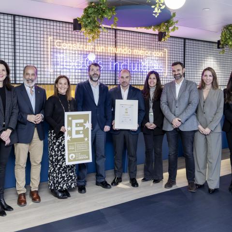 Ilunion Facility Services recibe su primer Sello EFQM 500