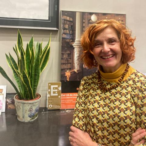 Cristina Seguí, directora de la Biblioteca de la Universidad de Zaragoza