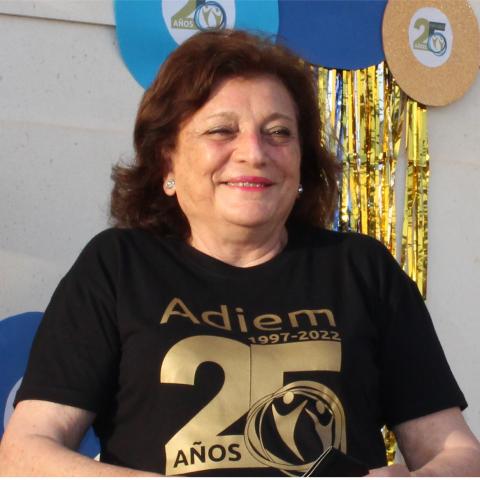 Gertrudis Marcos Lizón, presidenta de Fundación ADIEM