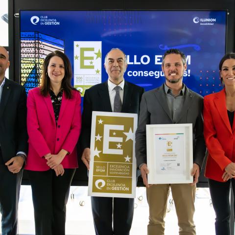 ILUNION Accesibilidad obtiene el Sello EFQM 500 por su gestión excelente, innovadora y sostenible