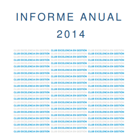 Informe Anual Club Excelencia en Gestión 2014