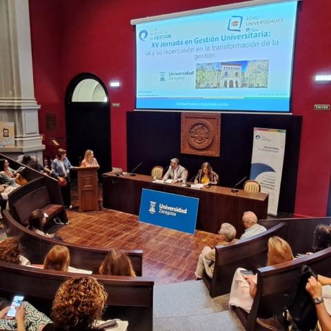 La Universidad de Zaragoza acoge la XV Jornada en Gestión Universitaria